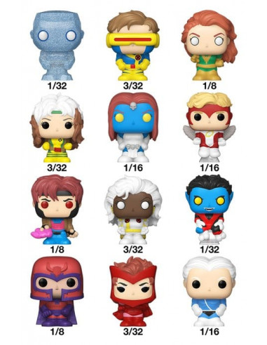 X-Men Bitty POP! Vinyl Figure Display (32) PDQ 2,5 cm