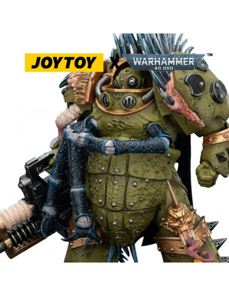 Warhammer 40,000 Action Figure Death Guard Blightlord Terminator 1 with Reaper Autocannon and Bubotic Blades 14 cm
