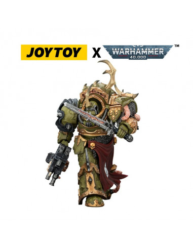 Warhammer 40,000 Action Figure Death Guard Blightlord Terminator 3 with Combi-bolter and Bubotic Blade 14 cm