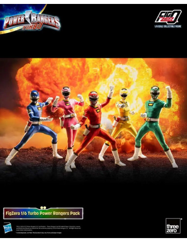 POWER RANGERS TURBO 1/6 FIGURE 5-PACK