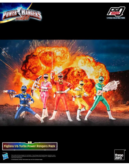 POWER RANGERS TURBO 1/6 FIGURE 5-PACK