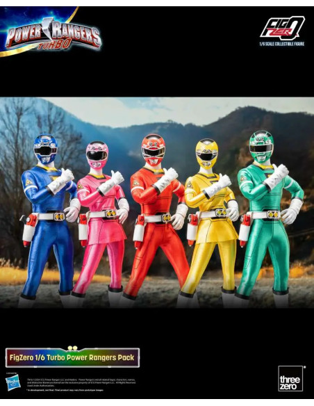 POWER RANGERS TURBO 1/6 FIGURE 5-PACK