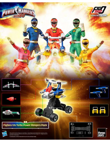 POWER RANGERS TURBO 1/6 FIGURE 5-PACK