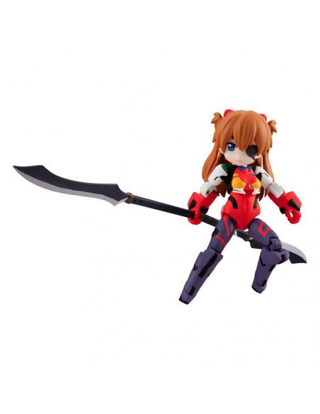 Evangelion Desktop Army Figures Shikinami Asuka Langley & Evangelion 2 8 - 15 cm