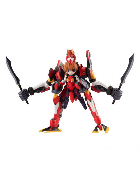 Evangelion Desktop Army Figures Shikinami Asuka Langley & Evangelion 2 8 - 15 cm