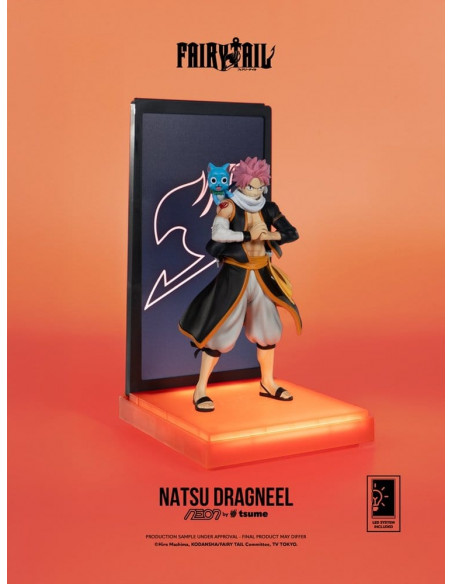 Fairy Tail Neon Figure 1/9 Natsu Dragneel 25 cm