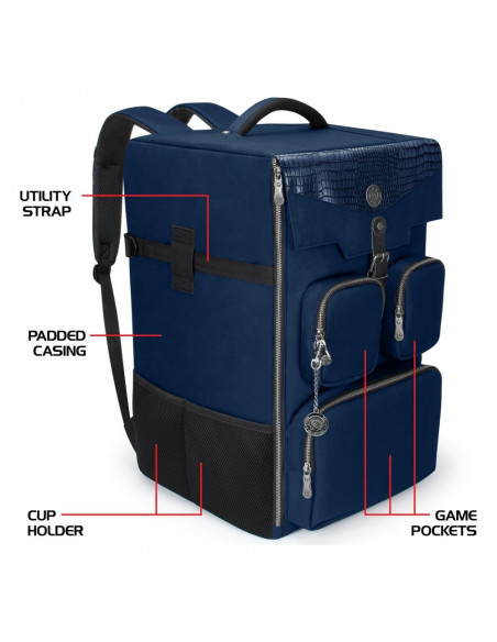 Enhance Board Game Backpack Collector's Edition Blue