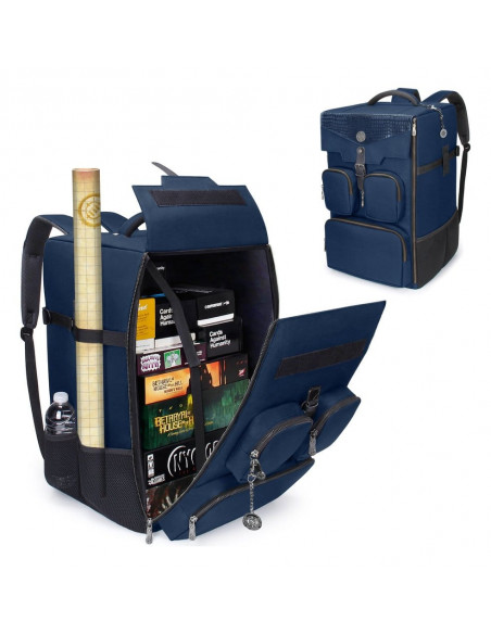 Enhance Board Game Backpack Collector's Edition Blue