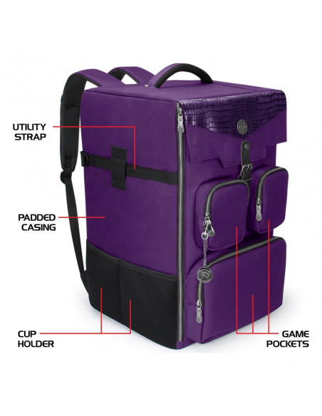 Enhance Board Game Backpack Collector's Edition Purple