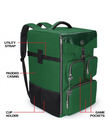 Enhance Board Game Backpack Collector's Edition Green