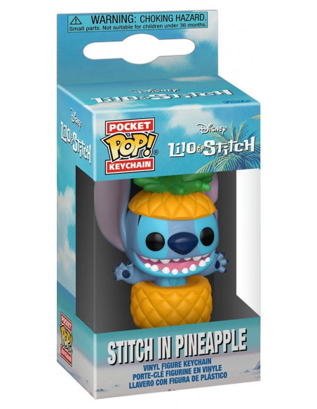 Lilo&Stitch POP! Vinyl Keychains 4 cm Stitch in pineapple Display (12)