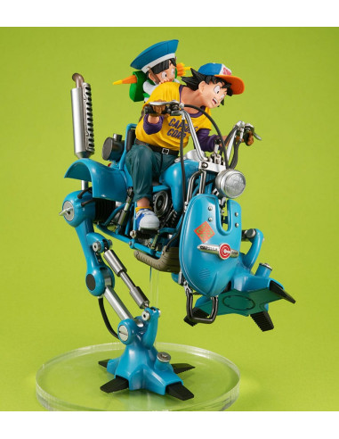 Dragonball Z Desktop Real McCoy EX PVC Diorama Son Goku & Son Gohan & Robot with two legs 20 cm