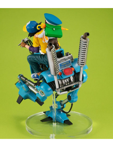Dragonball Z Desktop Real McCoy EX PVC Diorama Son Goku & Son Gohan & Robot with two legs 20 cm