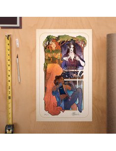 Critical Role Art Print Marisha Ray: 10th Anniversary Art Nouveau Illustrations 46 x 28 cm - unframed
