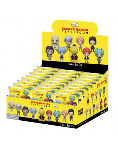 ASSASSINATION CLASSROOM S1 BAG CLIP BLIND BOX DISPLAY (24)