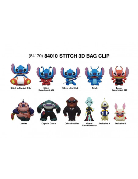 STITCH IN SPACE BAG CLIP BLIND BOX DISPLAY (24)