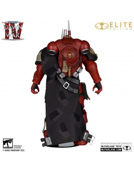 MCFARLANE ELITE 7INCH WARHAMMER 4000 DAWN OF WAR 4 CAPTAIN CYRUS IN PHOBOS ARMOR ACTION FIGURE