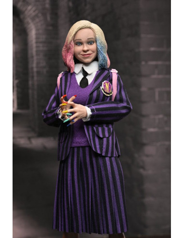 Wednesday Action Figures 2 Pack Wednesday Addams (Nevermore Uniform) and Enid 20 cm