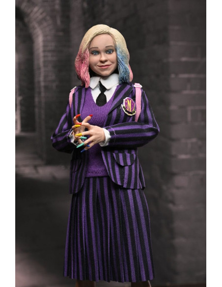 Wednesday Action Figures 2 Pack Wednesday Addams (Nevermore Uniform) and Enid 20 cm