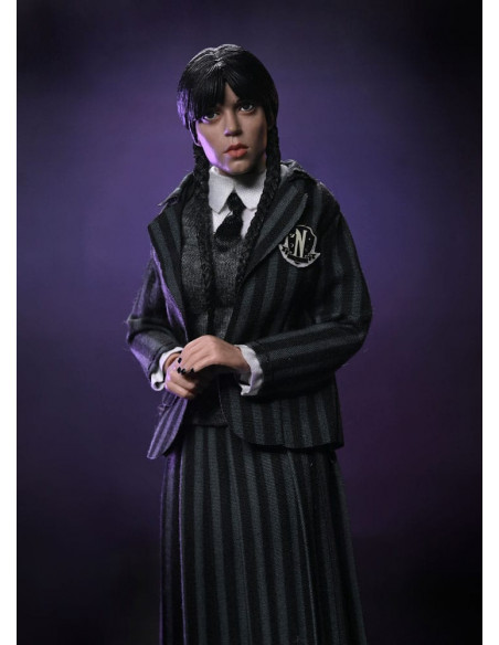 Wednesday Action Figures 2 Pack Wednesday Addams (Nevermore Uniform) and Enid 20 cm