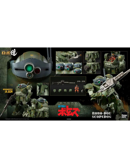 ROBO-DOU ARMORED TROOPER VOTOMS SCOPEDOG AF
