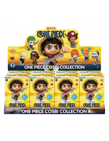 One Piece Cosbi Mini Figures 8 cm Blind Box Display (8)