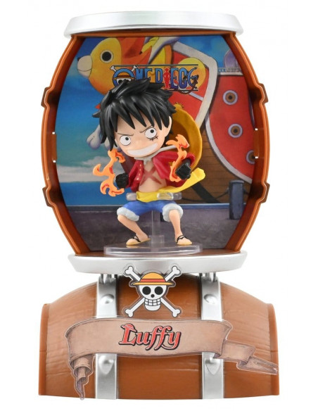 One Piece Barrel Capsule Mini Figures 9 cm Blind Box Display (6)