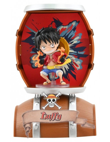 One Piece Barrel Capsule Mini Figures 9 cm Blind Box Display (6)