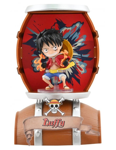 One Piece Barrel Capsule Mini Figures 9 cm Blind Box Display (6)