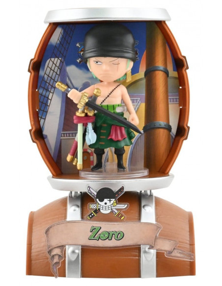 One Piece Barrel Capsule Mini Figures 9 cm Blind Box Display (6)
