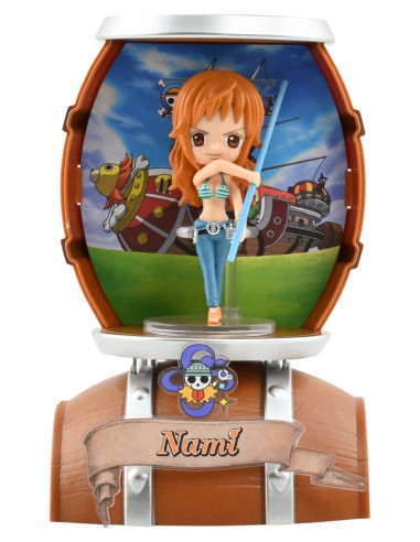 One Piece Barrel Capsule Mini Figures 9 cm Blind Box Display (6)
