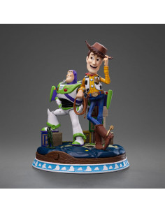 Toy Story Deluxe Art Scale Statue 1/10 Buzz & Woody 38 cm