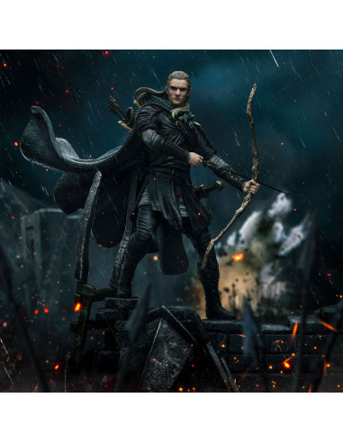The Lord of the Rings Art Scale Statue 1/10 Legolas Unleashed 29 cm