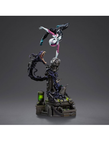 Spider-Man vs Villains Art Scale Statue 1/10 Ghost Spider Diorama  34 cm