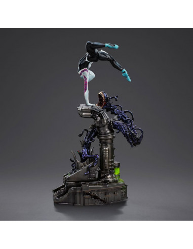 Spider-Man vs Villains Art Scale Statue 1/10 Ghost Spider Diorama  34 cm