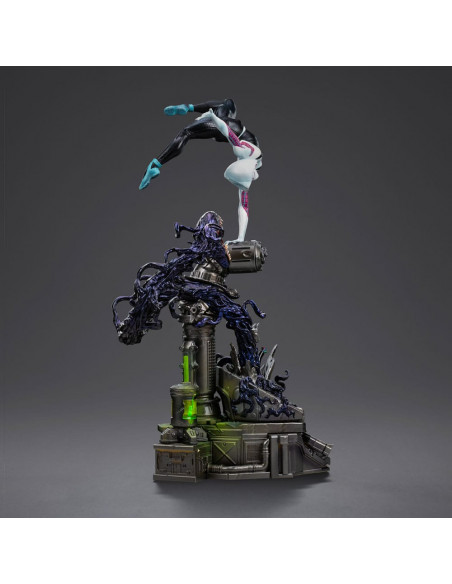 Spider-Man vs Villains Art Scale Statue 1/10 Ghost Spider Diorama  34 cm