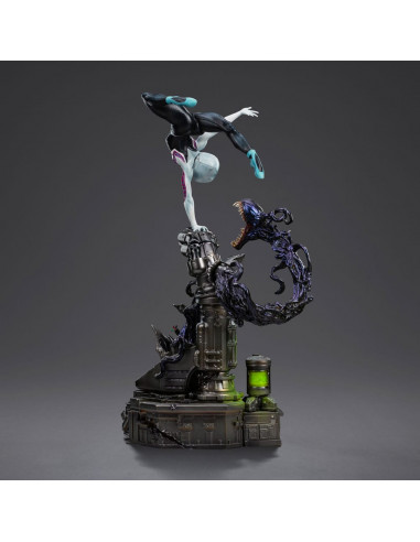 Spider-Man vs Villains Art Scale Statue 1/10 Ghost Spider Diorama  34 cm