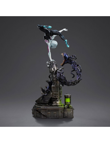 Spider-Man vs Villains Art Scale Statue 1/10 Ghost Spider Diorama  34 cm