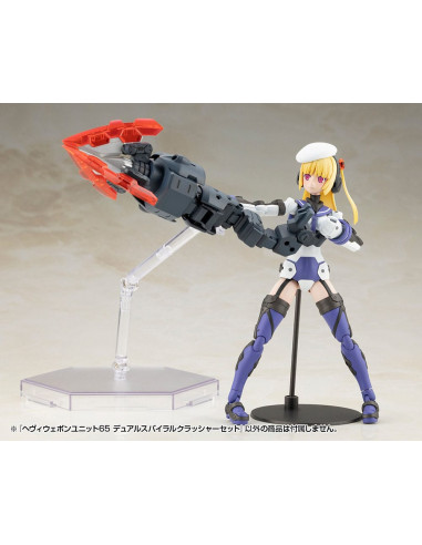 Kotobukiya M.S.G. Model Kit Accessory Set Heavy Weapon Unit 65 Dual Spiral Crusher Set