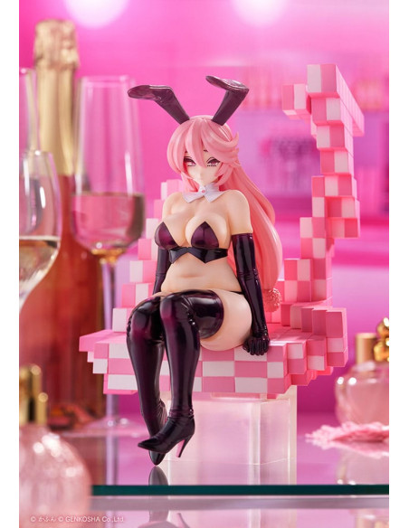 Original Character Trick Bunnies PVC Statue 1/7 Sitting Bunny Illustration by Kafun 24 cm