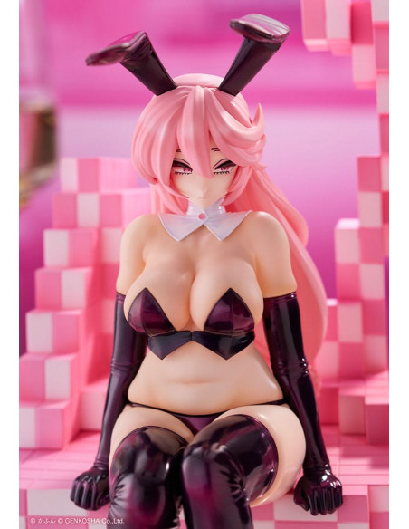 Original Character Trick Bunnies PVC Statue 1/7 Sitting Bunny Illustration by Kafun 24 cm