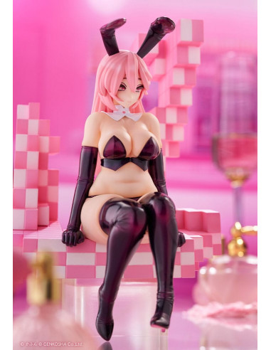 Original Character Trick Bunnies PVC Statue 1/7 Sitting Bunny Illustration by Kafun 24 cm