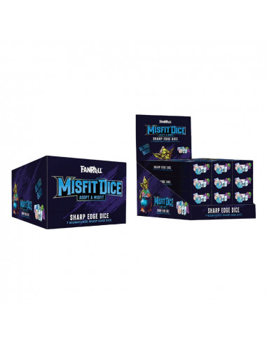 Misfit Adopt a Misfit Dice Set Blind Box Sharp Edge Dice Assortment (12)