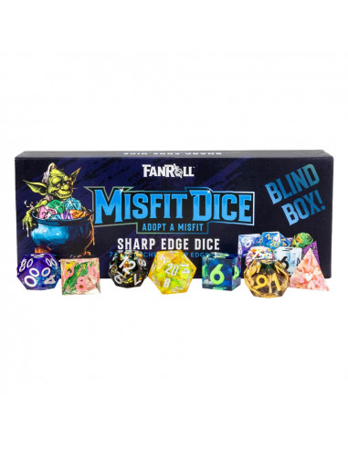 Misfit Adopt a Misfit Dice Set Blind Box Sharp Edge Dice Assortment (12)