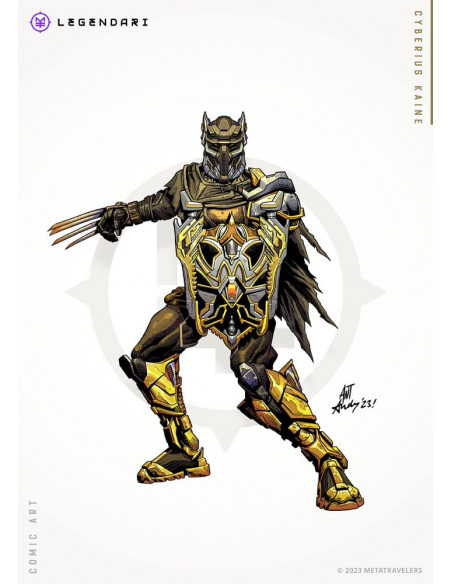 Legendari Actionfigur 1/10 Cyberius Kaine 18 cm