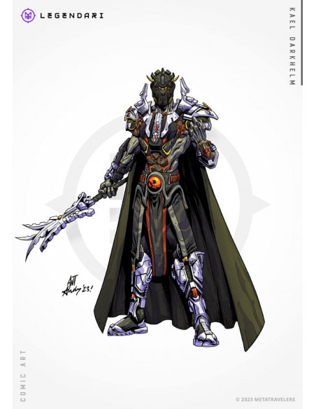 Legendari Actionfigur 1/10 Kael Darkhelm 18 cm