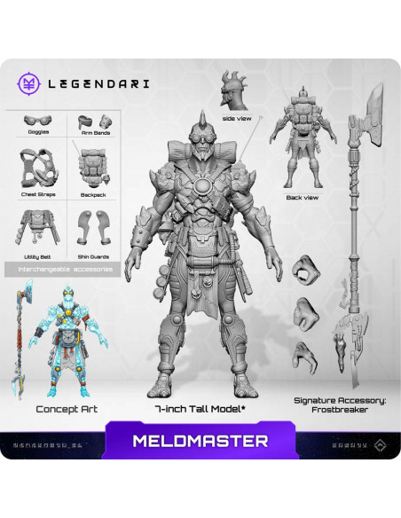 Legendari Actionfigur 1/10 Meld Master 18 cm