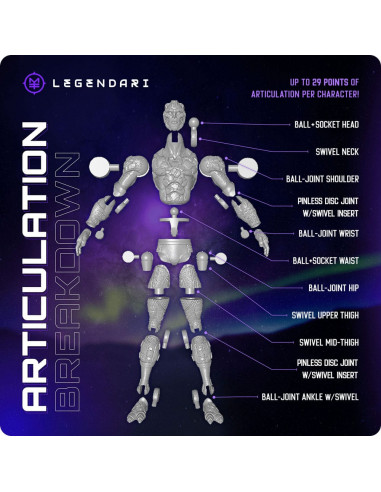 Legendari Actionfigur 1/10 Meld Master 18 cm