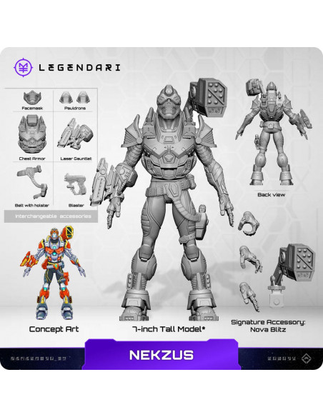 Legendari Actionfigur 1/10 Nekzus 18 cm