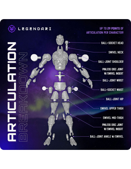 Legendari Actionfigur 1/10 Nekzus 18 cm